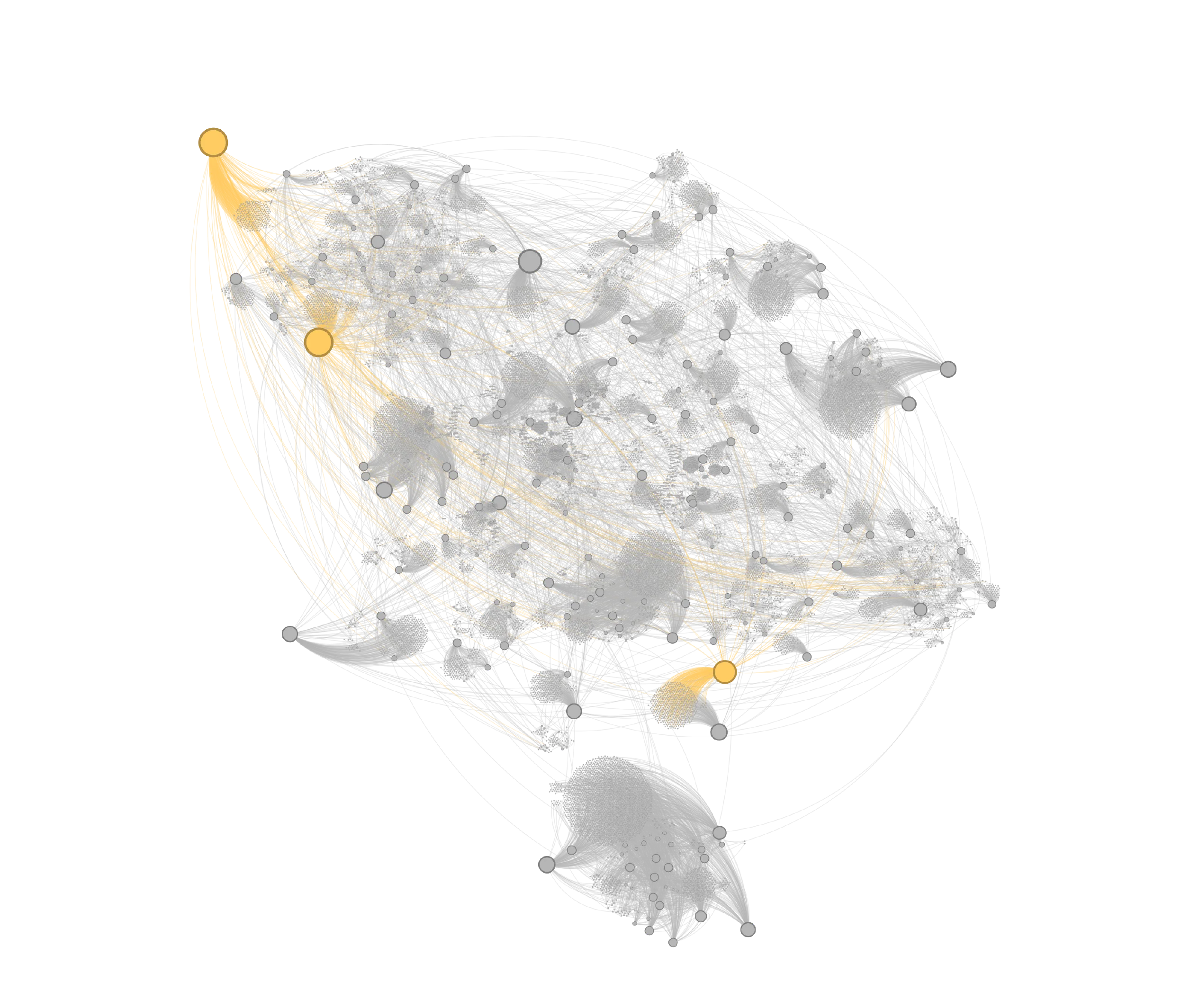 Visualización de patrones de comunidad - Identificación de nichos y segmentos de audiencia específicos