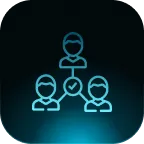 Icono de análisis de comunidades
