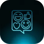 Icono de análisis de emojis