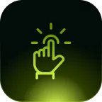 Icono de respuesta galvánica de la piel